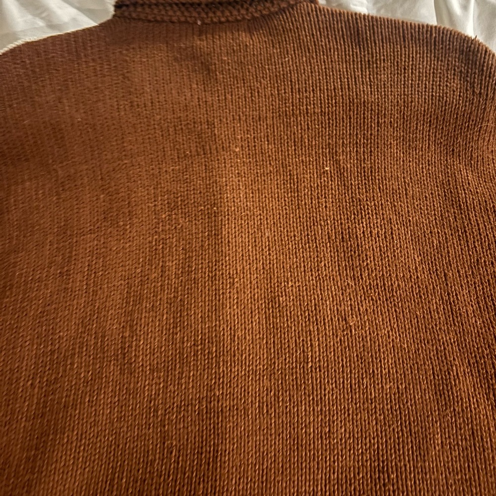 Vintage Equestrian Button Down, collared Cardigan… - image 9